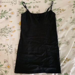 Urban Outfitters Linen tie front mini dress